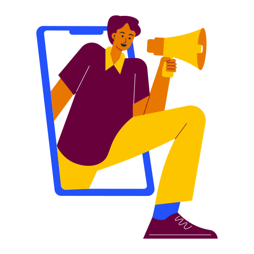 UI/UX Social Media Illustration